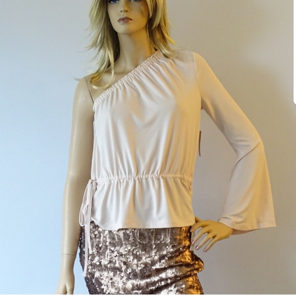 NWT Rachel Roy One Shoulder Top